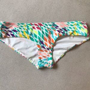 Victoria’s Secret cheeky bikini bottom white neon